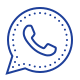 Ícone Whatsapp para abrir uma conversa com o SAC da CASAN.
